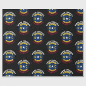 NORTH CAROLINA TAR HEEL STAAT FLAG GESCHENKPAPIER (Flach)