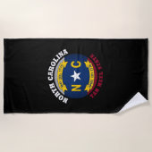 NORTH CAROLINA TAR HEEL STAAT FLAG STRANDTUCH (Vorderseite)
