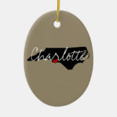 North Carolina Town Keramikornament (Vorne)