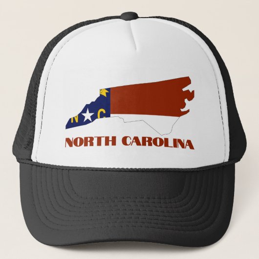 North Carolina Truckerkappe (Vorderseite)