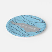 North Carolina , unterschrieben von Gott Pappteller (Schrägansicht)