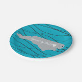 North Carolina , unterschrieben von Gott Pappteller (Schrägansicht)