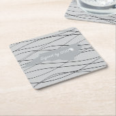 North Carolina , unterschrieben von Gott Rechteckiger Pappuntersetzer (angewinkelt)