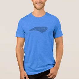 North Carolina Unterzeichnet von Gott Tri-Blend Shirt