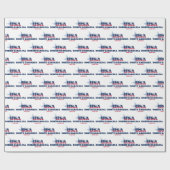 North Carolina US Flagge Staaten Geschenkpapier (Flach)