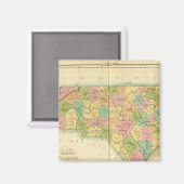 North Carolina USA Magnet (Vorderseite/Rückseite)