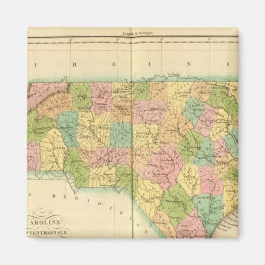 North Carolina USA Magnet (Vorne)