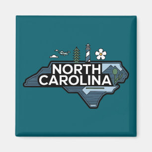 North Carolina, USA Magnet