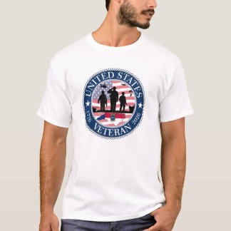 North Carolina Veteran 250 weiß-NC Staatsumriss T-Shirt