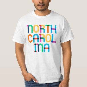 North Carolina Vintag Retro Pop Art Colorado T-Shirt
