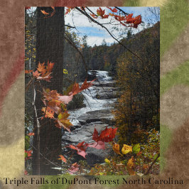North Carolina Wasserfall Fotoherbst Puzzle
