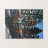 North Carolina Wasserfall High Falls Fotografie Puzzle (Horizontal)