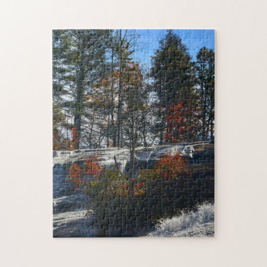 North Carolina Wasserfall High Falls Fotografie Puzzle (Vertikal)