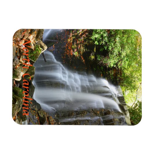 North Carolina Wasserfall Magnet (Horizontal)