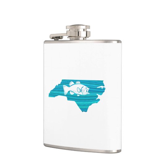 North Carolina Wave Fishing Flachmann (Links)