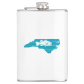 North Carolina Wave Fishing Flachmann (Vorderseite)