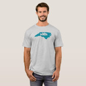 North Carolina Wave Fishing T-Shirt (Vorne ganz)