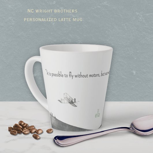 North Carolina Wright Brothers Latte Mug Milchtasse