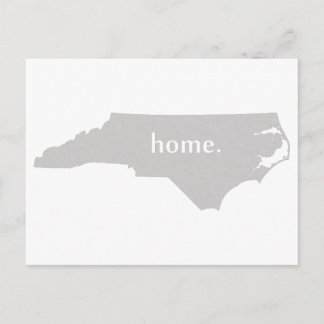 North Carolina Zuhause Silhouette Staat Karte