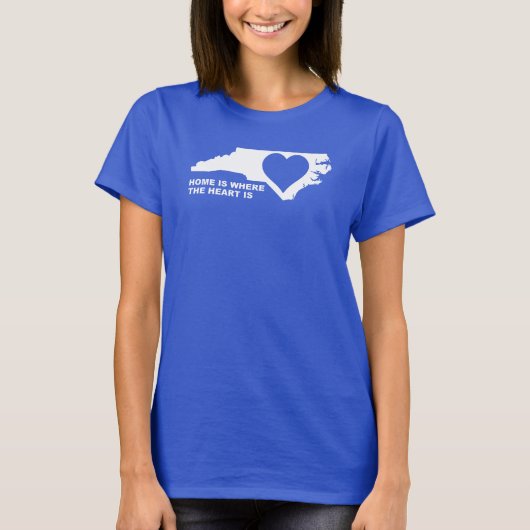 North Carolina Zuhause weg Von Staat T - Shirt T-S (Vorderseite)