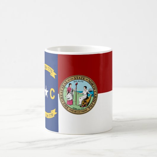 North Carolinaflagge Kaffeetasse (Mittel)