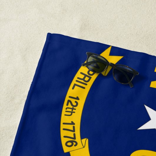 North Carolinaflagge Strandtuch (Beispiel)