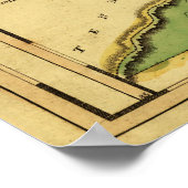 North CarolinaPanoramakarte Poster (Ecke)