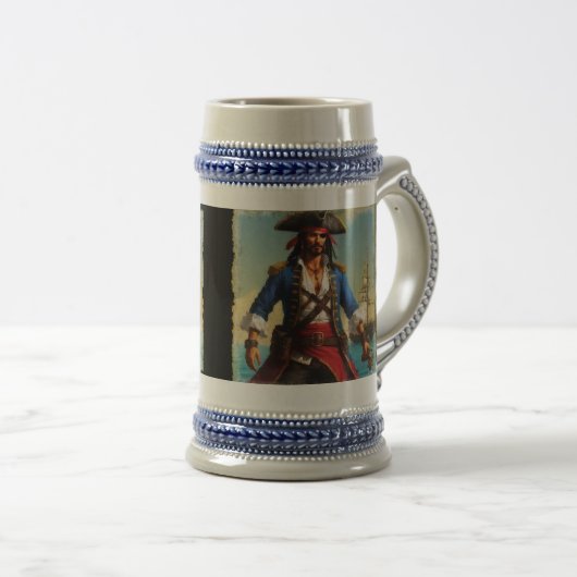 North Carolinas Buccaneer Bierglas (VorderseiteRechts)