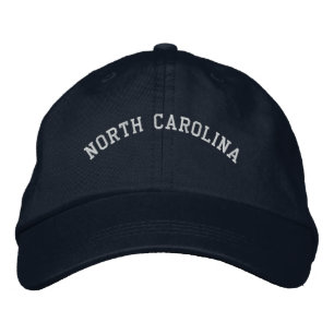 North Carolinia bestickt Cap Navy Blue Bestickte Baseballkappe