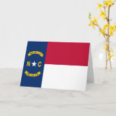 North Carolinian Flag, Flag of North Carolina Karte (Gelbe Blume)
