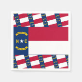 North Carolinian Flag, Flag of North Carolina Serviette (Vorderseite)