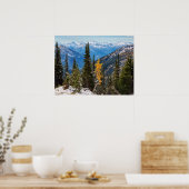 North Cascade Mountains Wenatchee National Forest Poster (Küche)