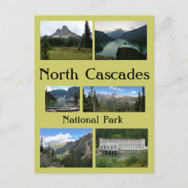 North Cascades Collage 1 Postkarte