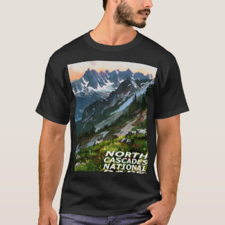North Cascades National Park Mädchen T-Shirt