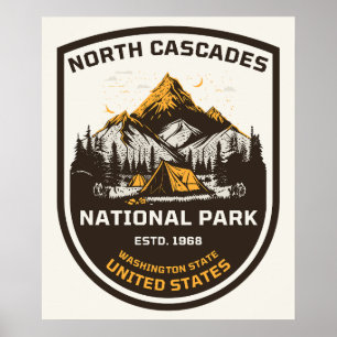 North Cascades National Park Outdoor und Natur Poster