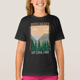 North Cascades National Park Vintage Distressed T-Shirt