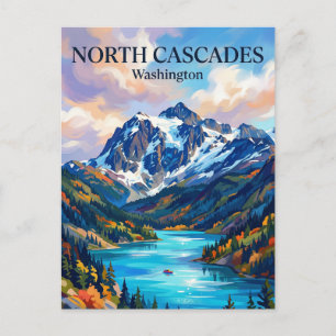 North Cascades National Park Washington Postkarte