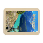 North Cascades National Park Washington Watercolor Magnet (Horizontal)