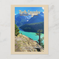 North Cascades National Park Washington Watercolor
