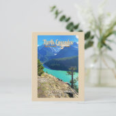 North Cascades National Park Washington Watercolor Postkarte (Stehend Vorderseite)