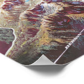 North Cascades Nationalpark Landschaftsbild Malere Poster (Ecke)