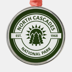 North Cascades Nationalpark Ornament Aus Metall