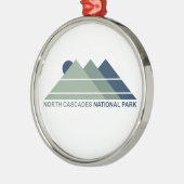 North Cascades Nationalpark Ornament Aus Metall (Links)