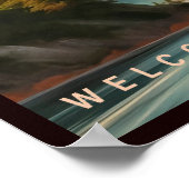 North Cascades Nationalpark Washington Vintag Poster (Ecke)