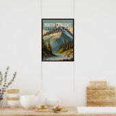 North Cascades Nationalpark Washington Vintag Poster (Küche)