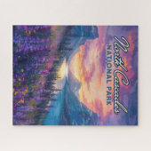 North Cascades Nationalpark Washington Vintag Puzzle (Horizontal)