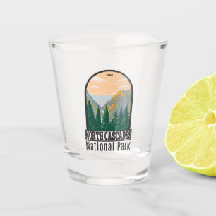 North Cascades Nationalpark Washington Vintag Schnapsglas