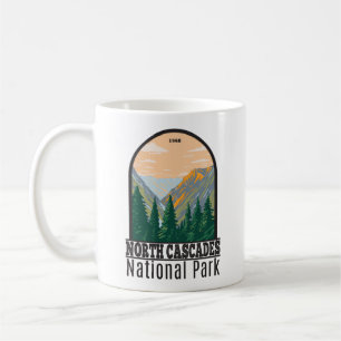 North Cascades Nationalpark Washington Vintage Kaffeetasse
