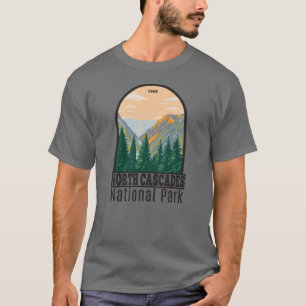 North Cascades Nationalpark Washington Vintage T-Shirt
