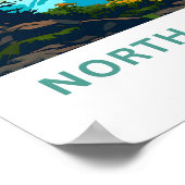 North Cascades Washington Travel Print Poster (Ecke)